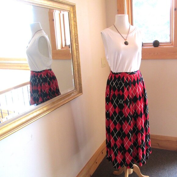 Size 8 Kevan Hall Couture 100% Silk Black and Red Skirt Suit - Picture 10 of 13